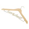 Wedding Hanger Anti Slip Wooden Clothes Hanger Iron Clothing Hanger