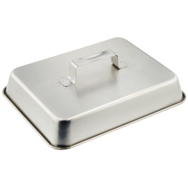 MT Trimatsu Steak Cover, 18-8 Stainless Steel, Small, No. 15, Commercial Use, Square