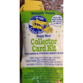 Mcdonalds 1994 the Magic School Bus Collector Card Kit