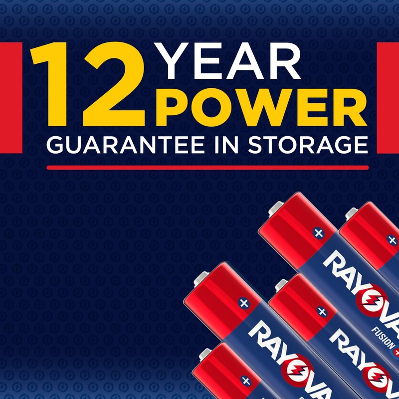 Rayovac Fusion AAA Batteries (30 Pack), Triple A Alkaline Batteries