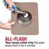 Oatey 3 in. to 4 in. Thermoplastic All-Flash No-Calk 12
