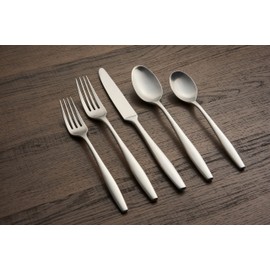 Cambridge Silversmiths Katerina Satin 20-Piece Flatware Set, Service for 4,Silver