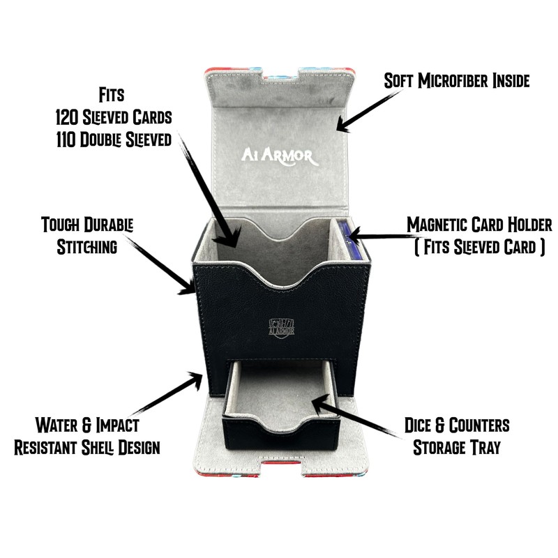 Ai Armor MTG Commander 100+ Card Custom Art Deck Box