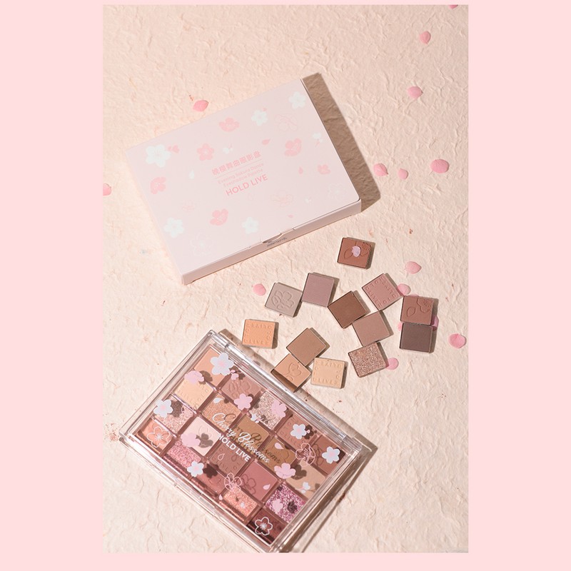 HOLD LIVE 20 Colors Eyeshadow Palette High Pigmented Glitter Matte