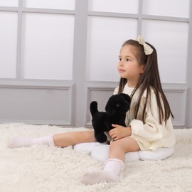 Apricot Lamb Toys Plush Brown Charming Labrador Puppy Dog Stuffed Animal Soft Cuddly Perfect for Kids 9.1 Inches