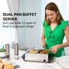 OVENTE Electric Buffet Server & Food Warmer with Two 1.5