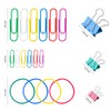 Paper Clips Binder Clips, Sopito 300pcs Assorted Sizes Office Clips
