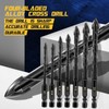 12-PCS Concrete & Masonry Drill Bit Set, Cement Drill Bits
