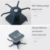 EigPluy 2pcs Under Cabinet Kitchen Utensil Hooks,360° Rotating Drilling Free