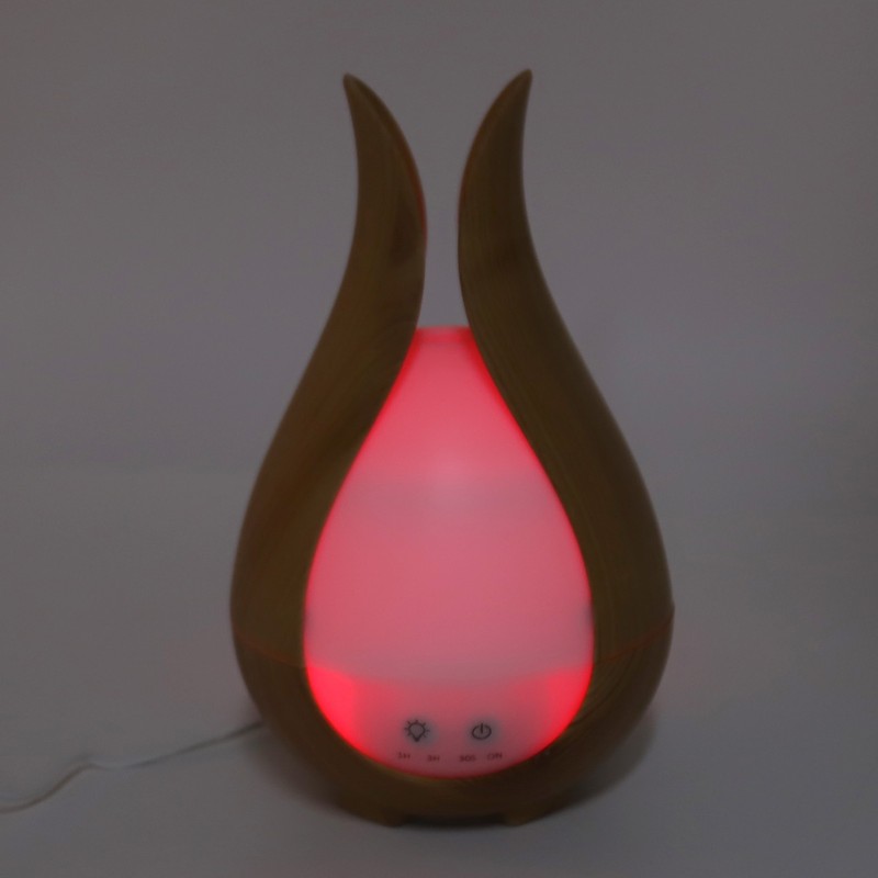 200ml Wood Grain Humidifier 8W 24V Automatically Shut Down Silent