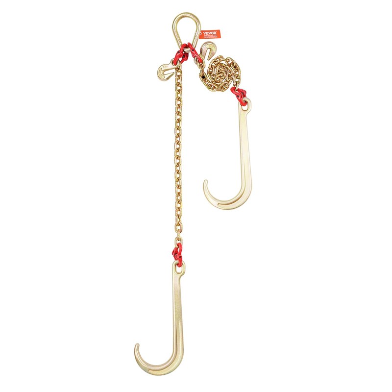 VEVOR G80 V Bridle Chain, 5/16" x 2' Towing Chain