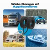 4 Pin 5 Wire Trailer Wiring Harness Kit, Malictele 50FT