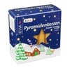 JEKA Kerzen PK 18/100 Pyramidenkerzen (18 Stück/Pack) groß Natur Größe