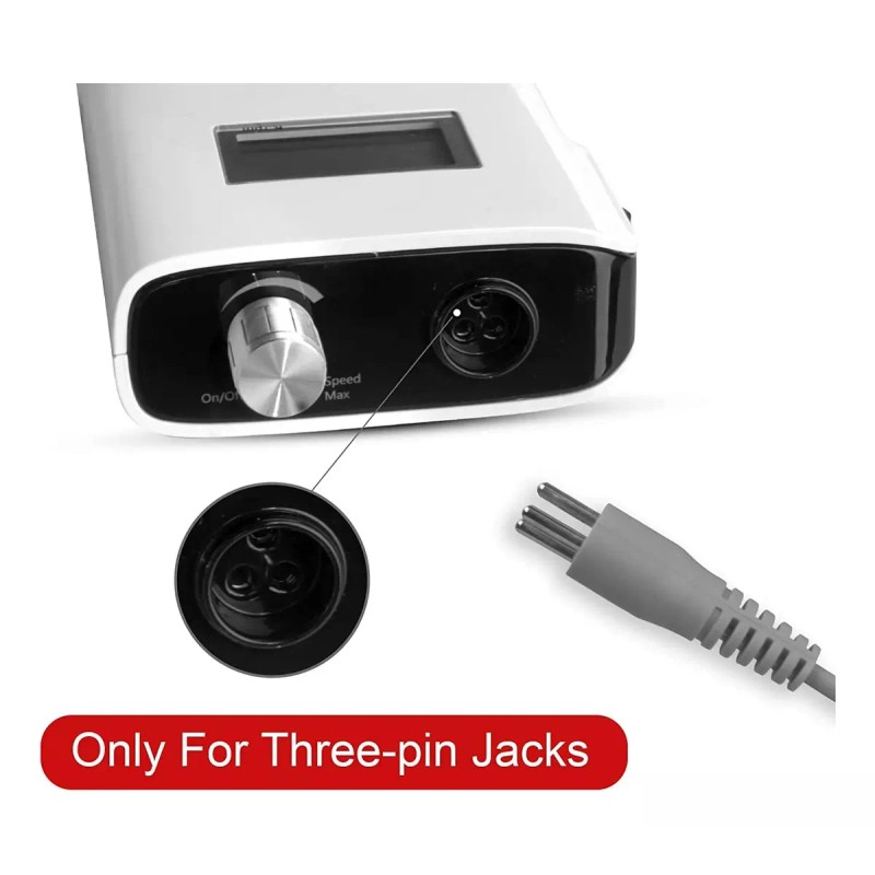 Pulidor Profesional De Uñas 1 Cable D/ Alimentacion Uñas Profesional