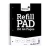 Silvine A4+ Twin Wire Notebook - 160 Plain pages of
