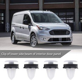 Create idea Pack of 50 Car Door Trim Clips Fasteners with Black Rubber Washers W714231S300 1571079 for 8 mm Hole