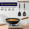 HOTEC Silicone Spatula Set of 2 Heat-Resistant 600°F & BPA-Free