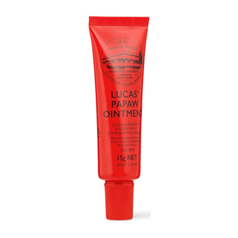 Lucas Papaw Ointment – 15g Tube with Lip Applicator –