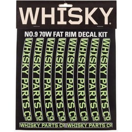 WHISKY - Rim Decal Kit for Two 70w Rims - Lime Green