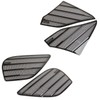 Korlot Black Stainless Steel Interior Audio Speaker Cover Decorative Trim