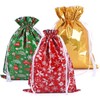 43 * 58cm Large Size Xmas Drawstring Present Wrapping Bag,