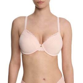 Natori Women's Refined Contour Underwire Bra with Lace and Cool-Touch 7313219, Tulle, 36DDD