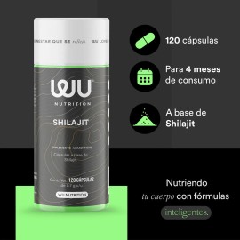 Shilajit | Wu Nutrition | Antioxidantes | Acido Fulvico Sabor N/a