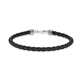 Thomas Sabo A2011 Bracelet Black 925 Sterling Silver, Sterling Silver, Cubic Zirconia