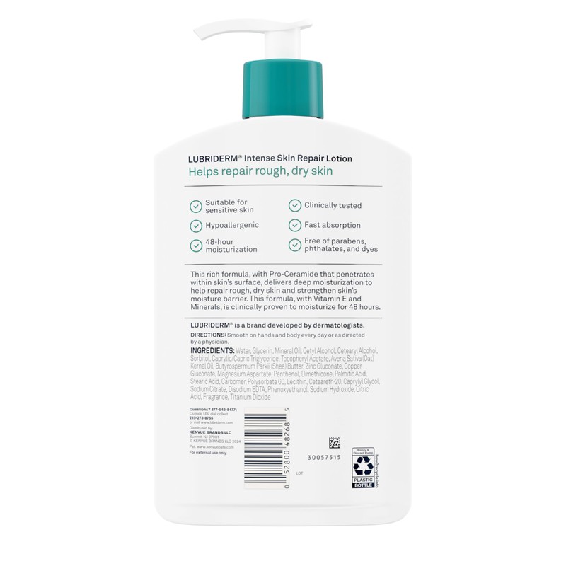 Lubriderm Intense Skin Repair Moisturizing Hand & Body Lotion +