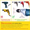 Square Hole Drill Bit Adapter for Easy Installation and Disassembly