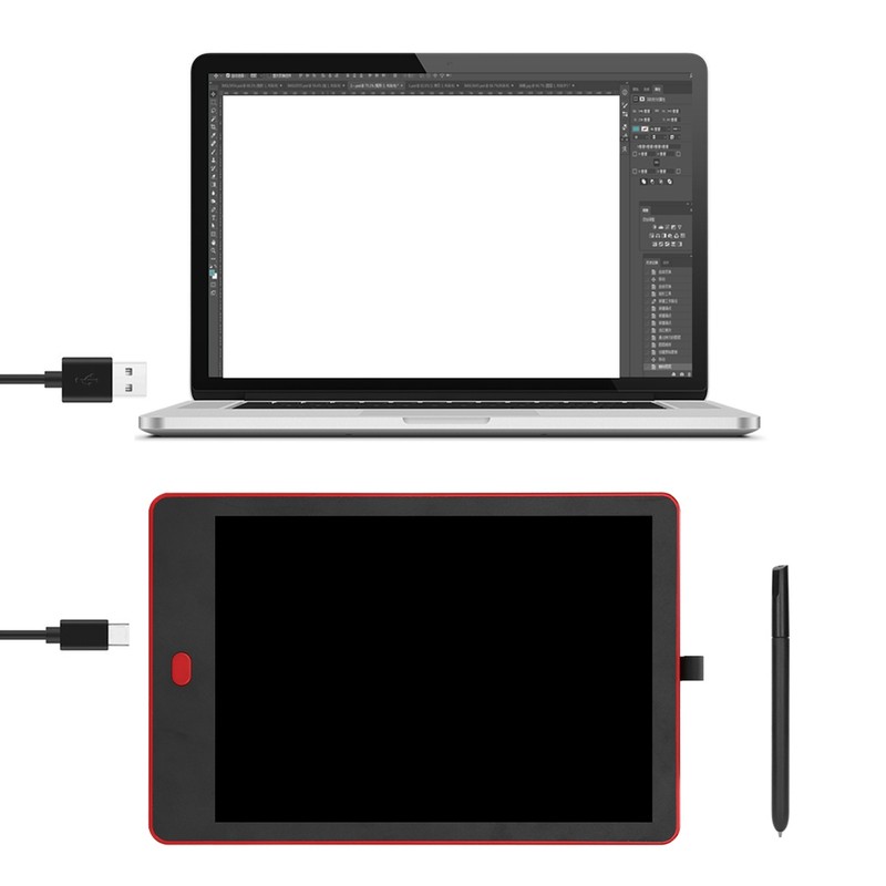 Drawing Tablet Painting LED LCD Adjustable Temperature Brightness Handwriting Art