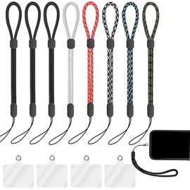 Phone Strap 12-Pack Set, Multi Color Adjustable Phone Wrist Strap. 8 Phone Lanyard for Cell Phone Lanyard, USB Flash Drives, Flashlights, Key Chains, Cameras, Key Chains, and Other Portable Items