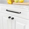 Amerdeco 10 Pack Matte Black Cabinet Pulls 6.3 Inch(160mm) Hole