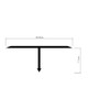 Aluminium T-Profile Transition Rail Transition Profile Laminate Length 90 cm