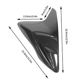 Gas Side Cover, 2pcs Carbon Fiber Gas Side Trim Cover Panel Fairing Fit for Suzuki GSXR 600 750 2011 to 2019