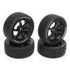 Set of 4 RC Tyres, Rubber Plastic RC Wheels Replacement