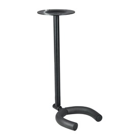 Long arm angled guitar ceiling hanger for electric and acoustic guitars