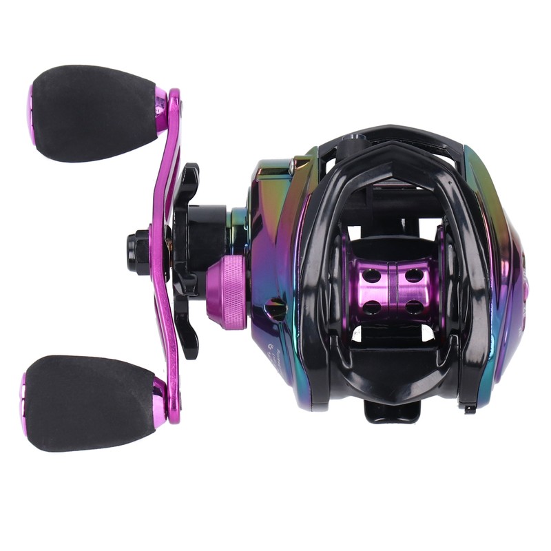 High Speed Ratio 8.1:1 Baitcasting Fishing Reel Metal Lightweight Casting