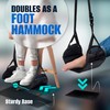 Airplane Foot Hammock for Plane Travel with Flat Base, Airplane