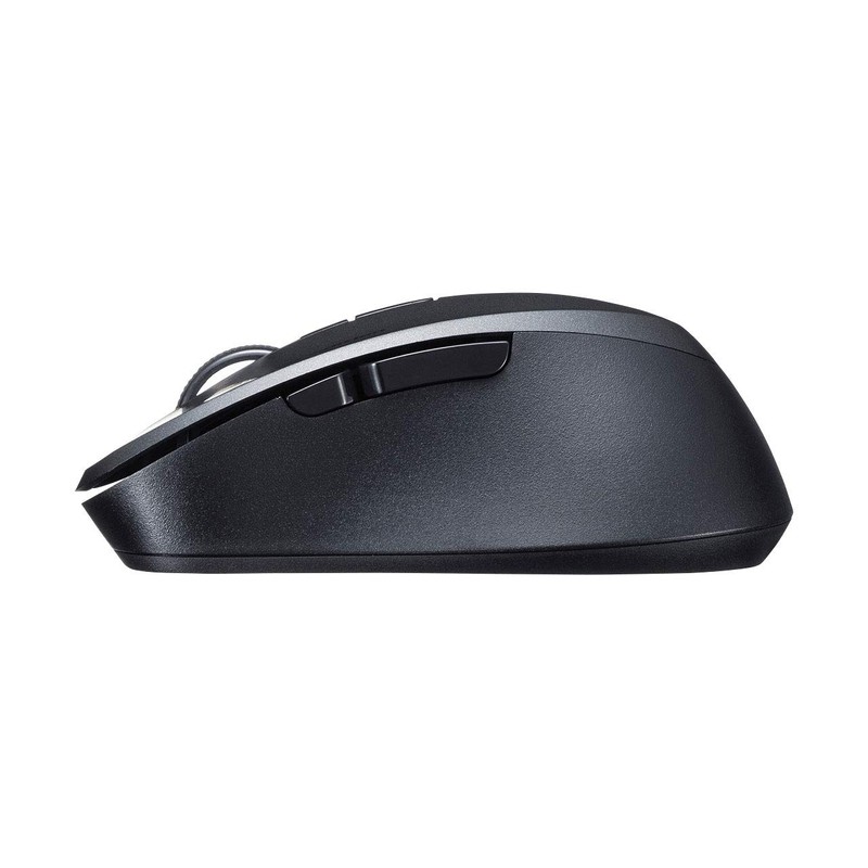 Sanwa Supply Bluetooth 5.0 Mouse, Silent, Blue LED, 5 Buttons,