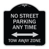 SignMission Designer Series Sign - No Street Parking Anytime Tow