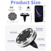 Solar Ground Lights Outdoor 18 Pack Waterproof, Upgraded Solor Garden