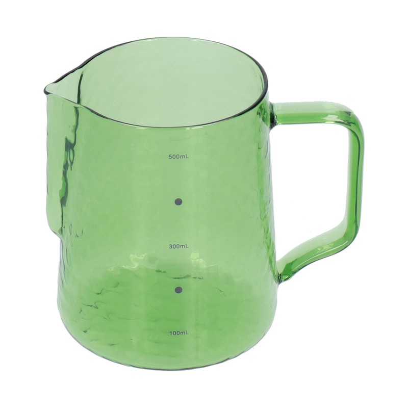 500ml Milk Frothing Pitcher Multipurpose Borosilicate Glass Milk Jug for