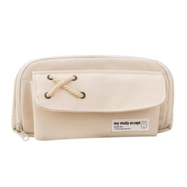 IRRVIN Pencil Case, Stylish Large Capacity, Pencil Case, Simple, Popular, Cute Pen Pouch, Pencil Case, Retractable Solid, Multifunctional, Tool Pen Case, Small and Middle School, High School Students,