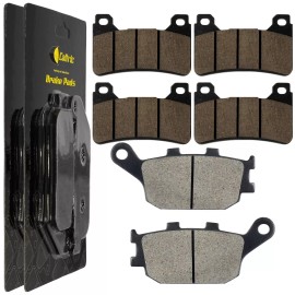 Caltric Front Rear Brake Pads for Honda CBR1000RR CBR 1000Rr CBR1000RA Abs 2004-2005