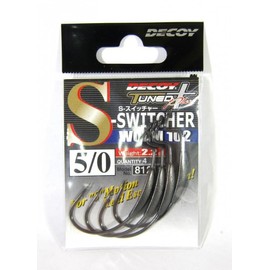カツイチ(KATSUICHI) DECOY フック SスイッチャーWorm102 #5/0 釣り針