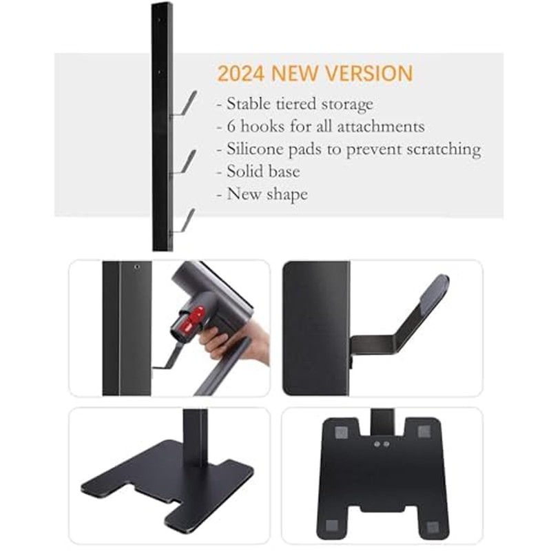 XIGOO Storage-Stand-Docking-Station-Holder Compatible with V15 V10 V8 V7 V6 Cordless