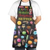 JXGZSO Sweet Candy Apron Candy Makes Everthing Better Apron With