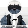 60 Pack S Shape Clothes Hanger Connector Hooks Hanger Extender