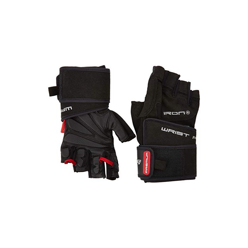 Chiba Unisex's Premium Iron II Glove, Black, Small